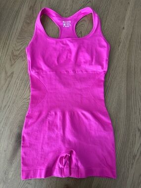 Seamless Hot Pink Racerback Romper
